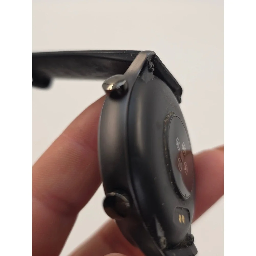 Zizo Tyme‎ Elite Smartwatch Black Silicone Band Fitness Tracker Round Case